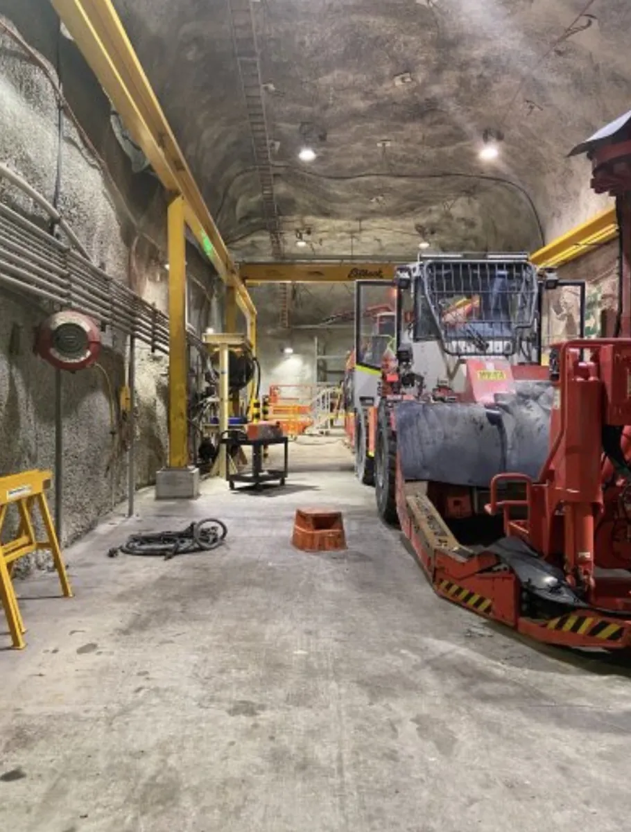 Underground workshop